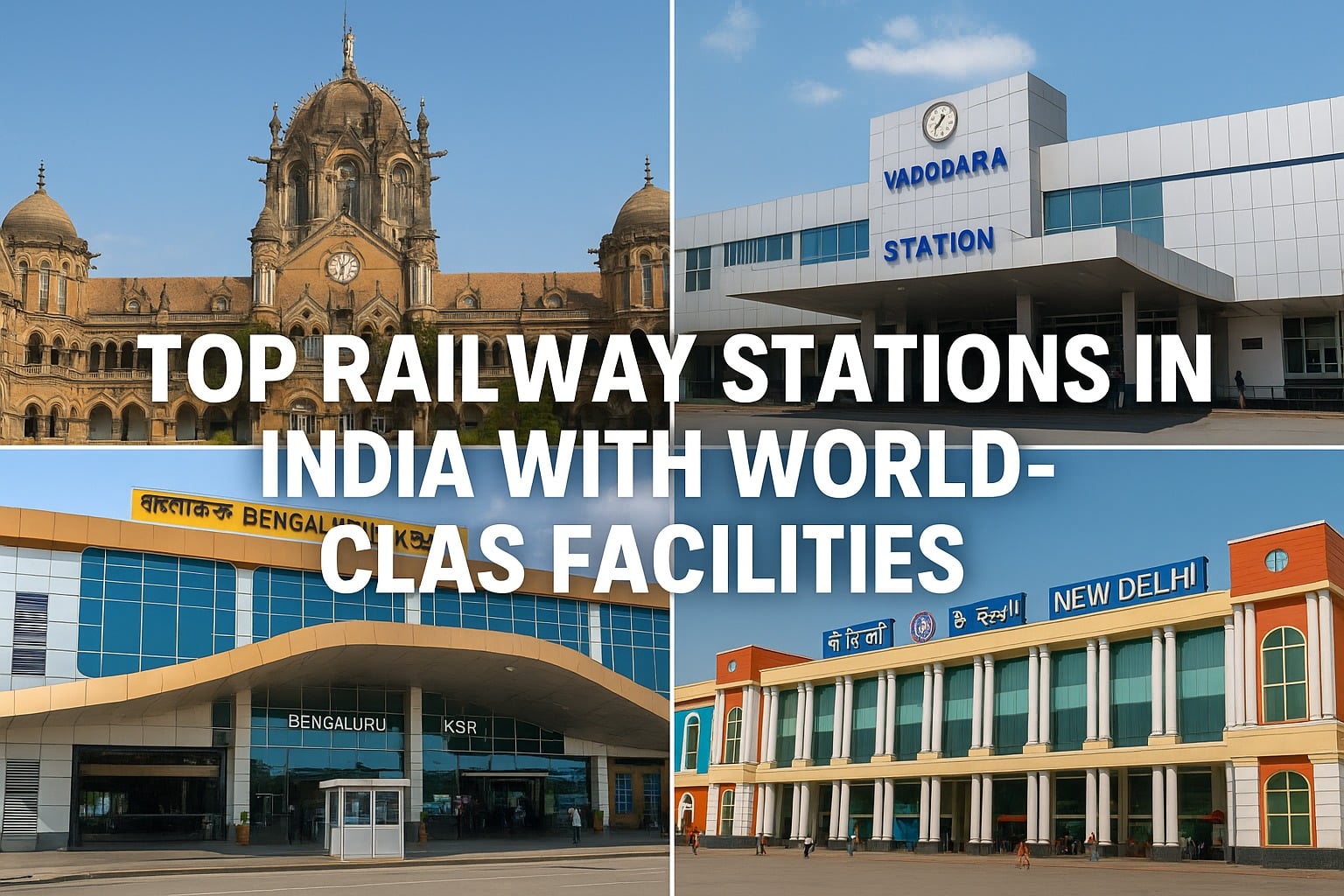 Top Railway Stations in India with World Class Facilities