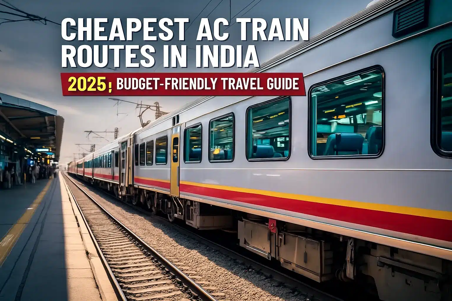Cheapest AC Train Routes in India 2025